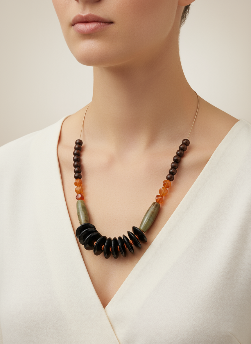 HIL06 orange , black and brown