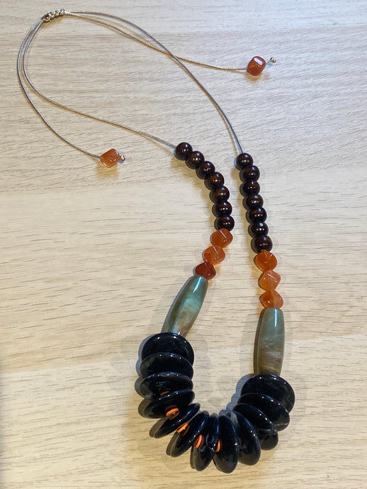 HIL06 orange , black and brown