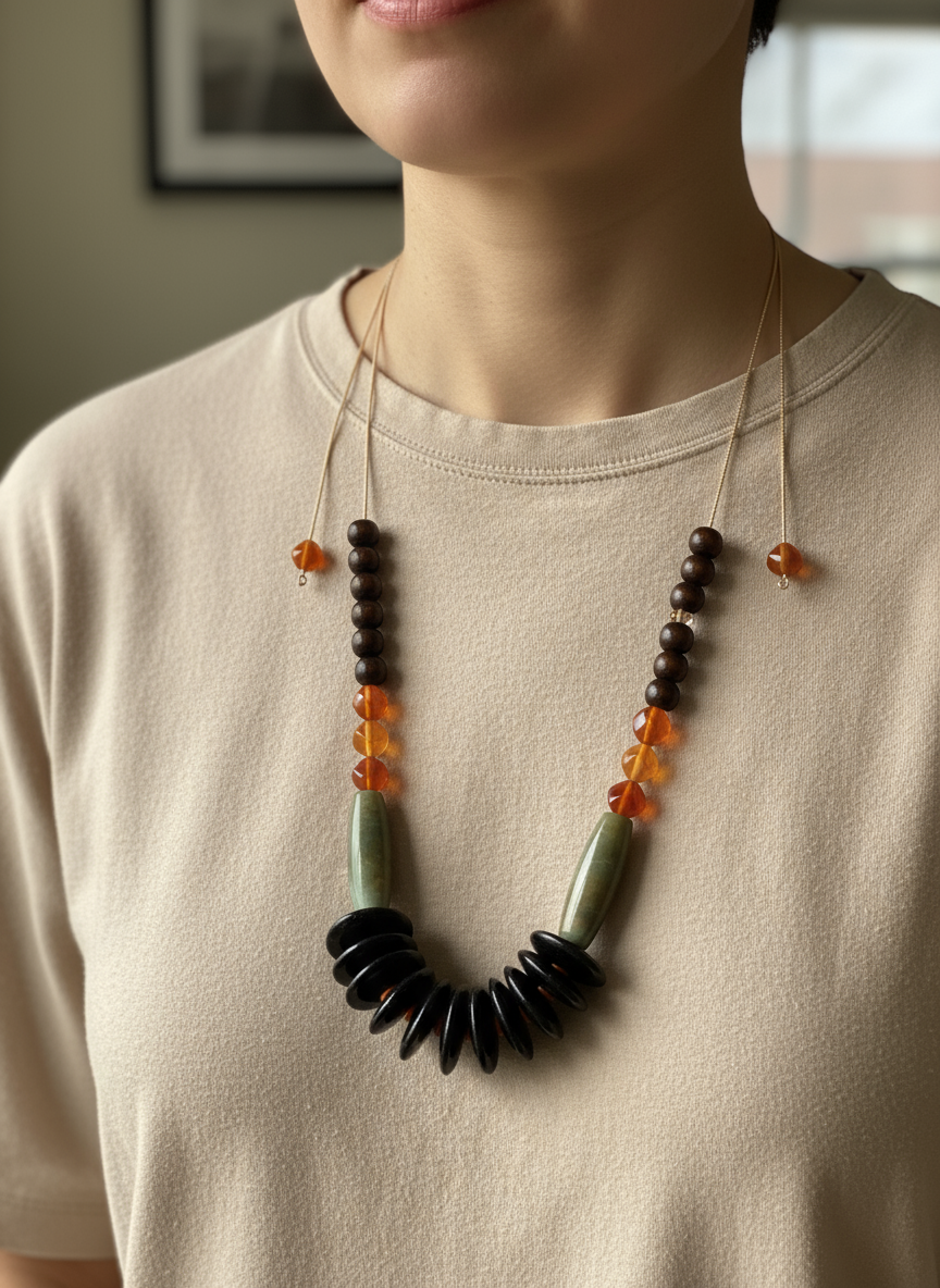 HIL06 orange , black and brown