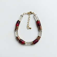 CSTB01 - Indian glass bracelet - Red