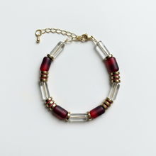 CSTB01 - Indian glass bracelet - Red