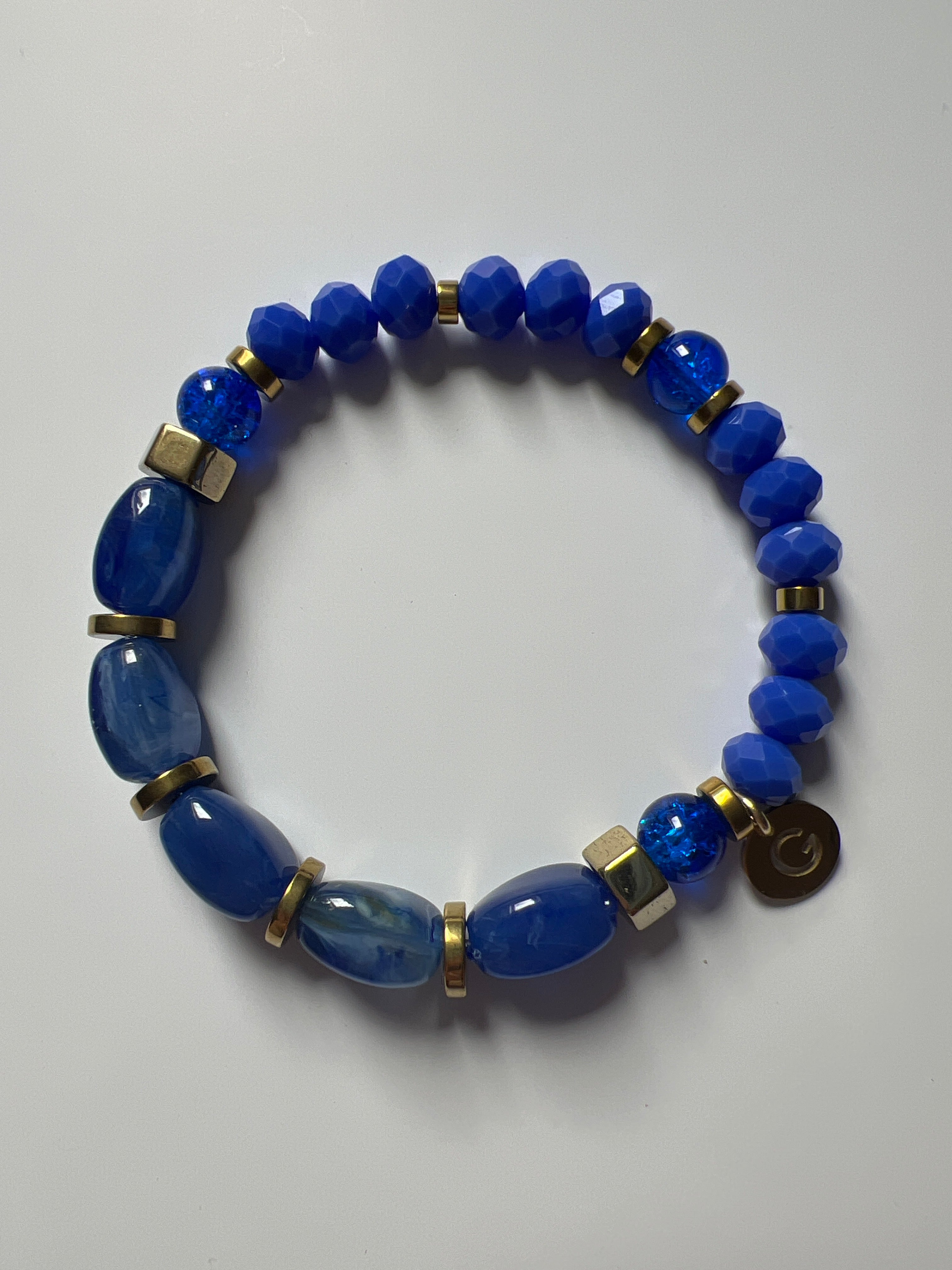 EORB04 - Royal Blue stretch bracelet