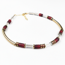CST02 - Indian Glass Necklace - Red