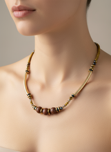 BDL16 - Semi precious Gem stone and crystal necklace