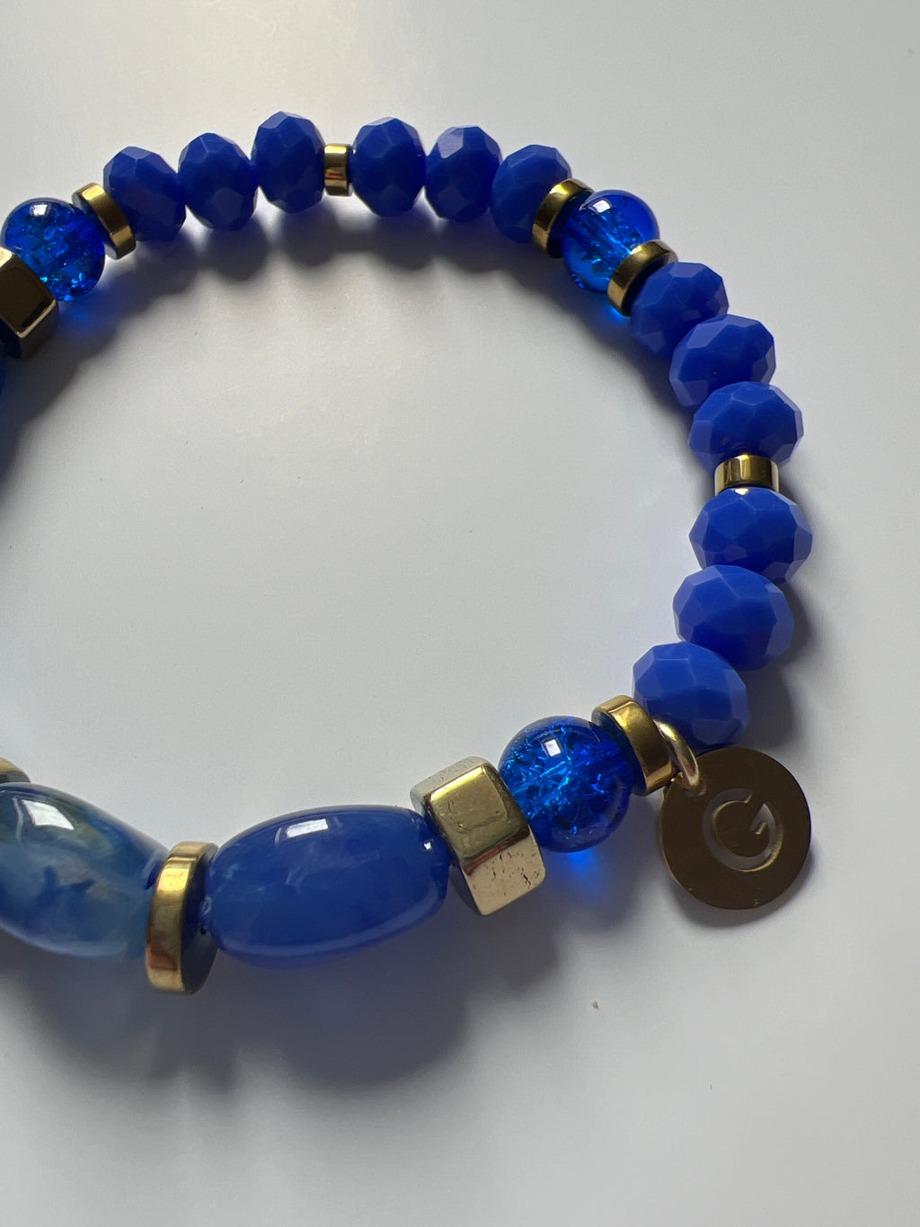 EORB04 - Royal Blue stretch bracelet