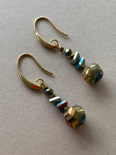BDLE18 - Crystal and Hematite Drop earrings
