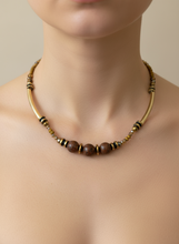 BDL16 - Semi precious Gem stone and crystal necklace