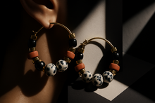 Editorial fashion earring photo