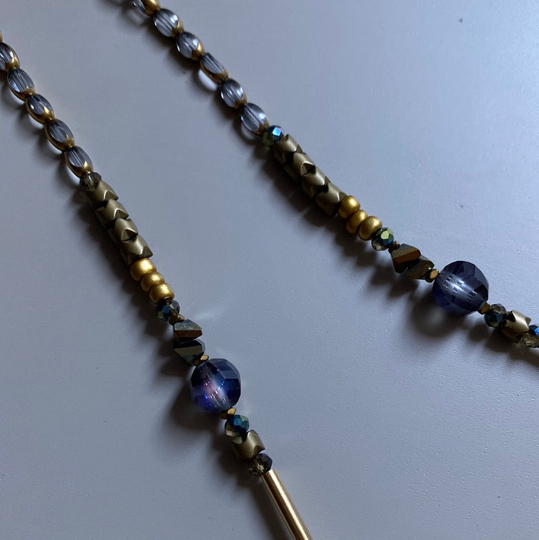 MRL01 - electroplated glass, electroplated synthetic Hematite