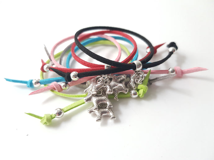 Scottish friendship Scottie Dog bracelets - Pack of 6 Assorted