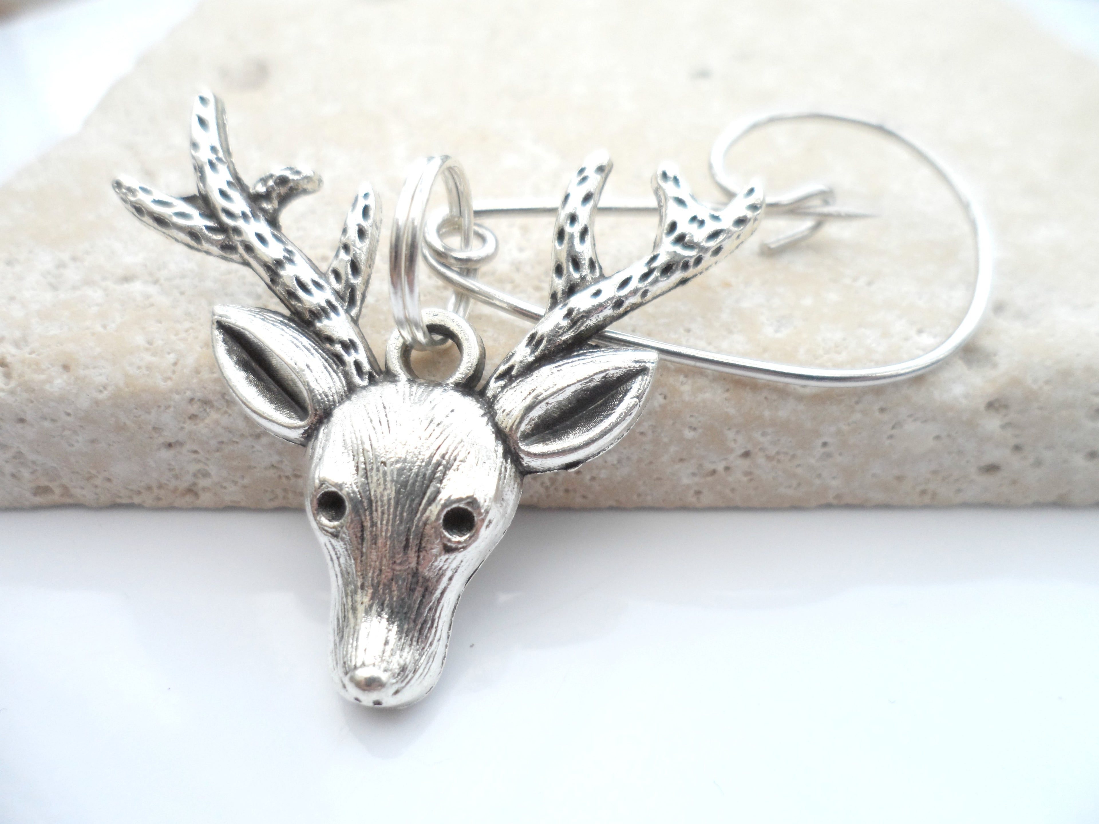 Reindeer Stag head Brooch
