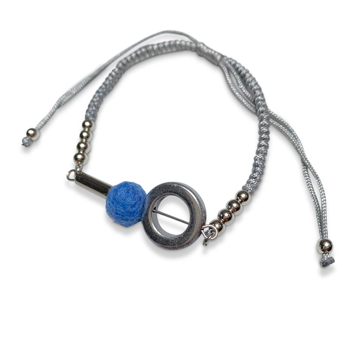 Yany friendship cord bracelet Blue